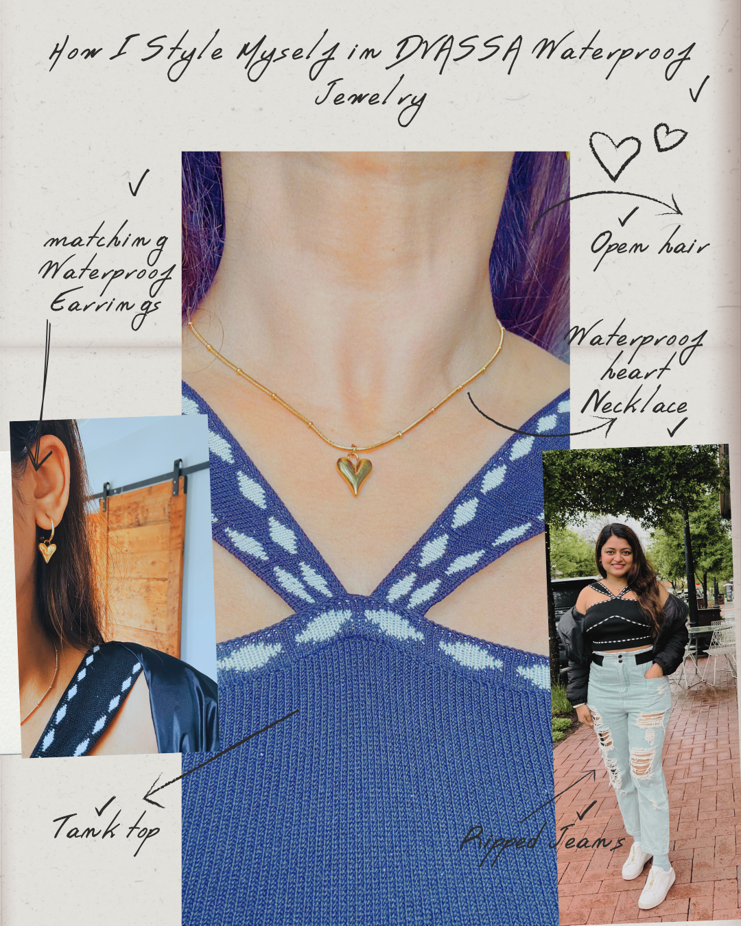 dailywear waterproof and gold plated accessories
