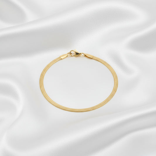 Sleek Herringbone Bracelet