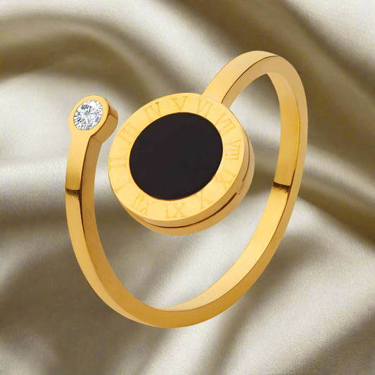 18k gold plated costume ring