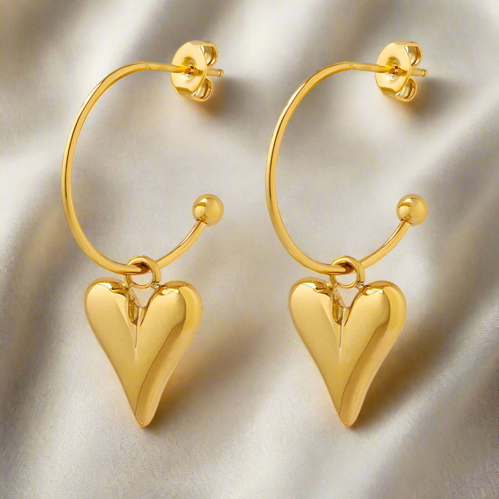 gold plated & workout friendly earrings