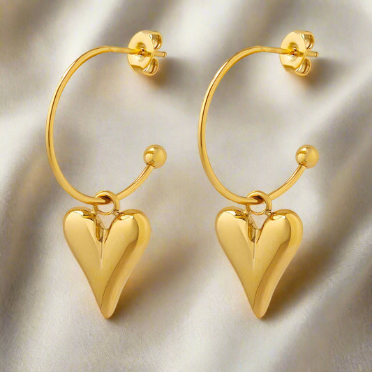 gold plated & workout friendly earrings