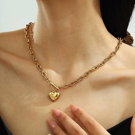elegant waterproof stainless steel necklace by dvassa