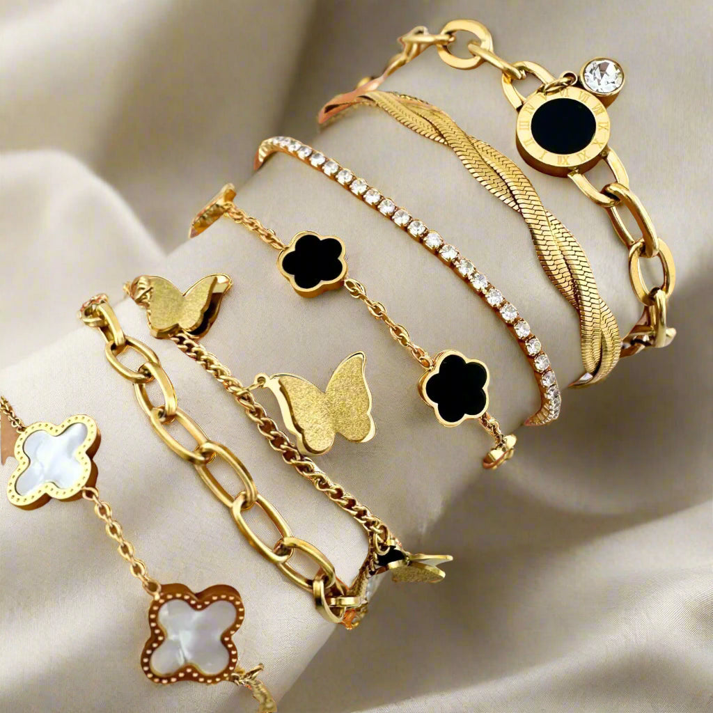 gold plated & hypoallergenic bracelet