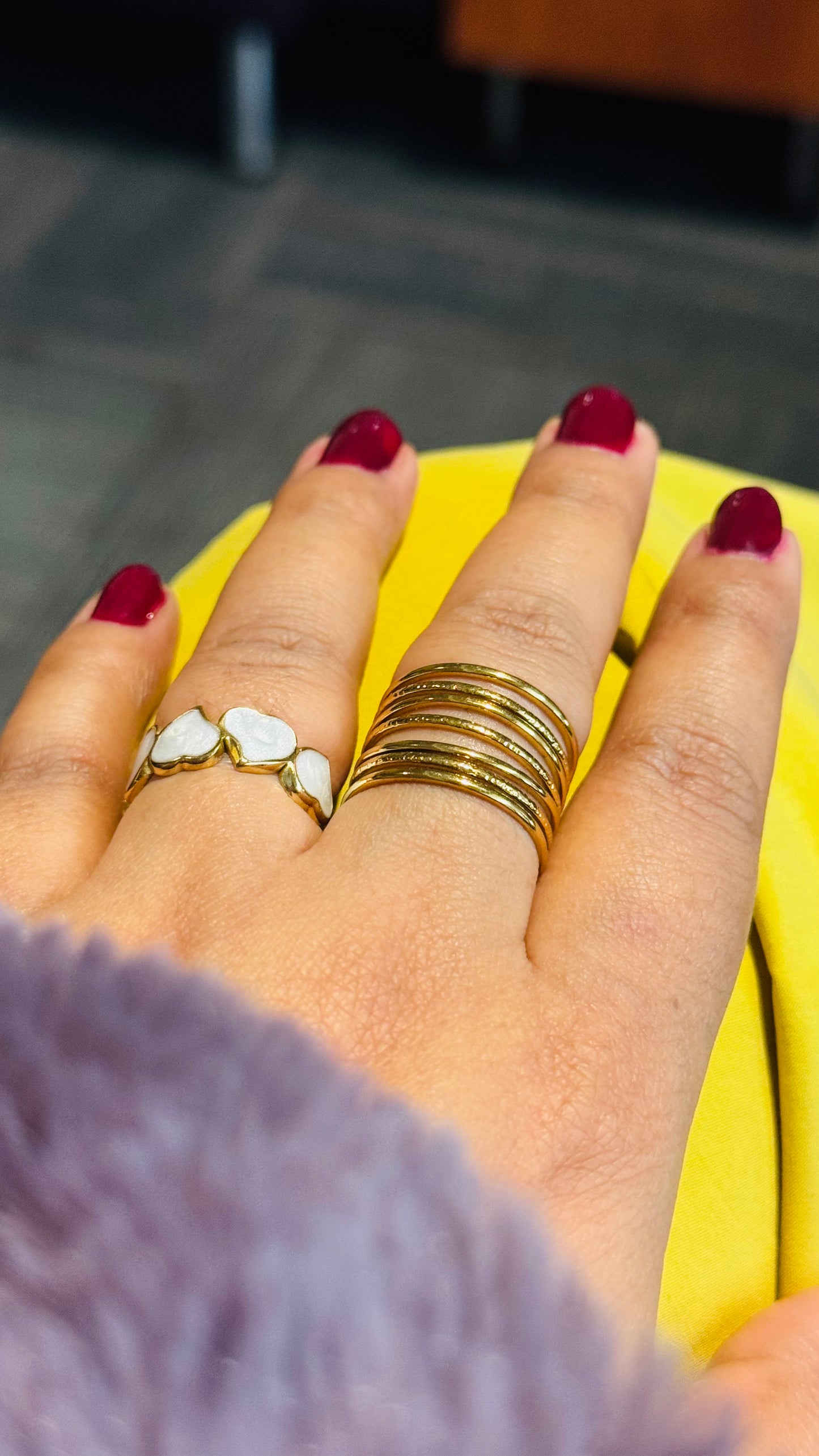dvassa sweatproof & waterpoof adjustable ring