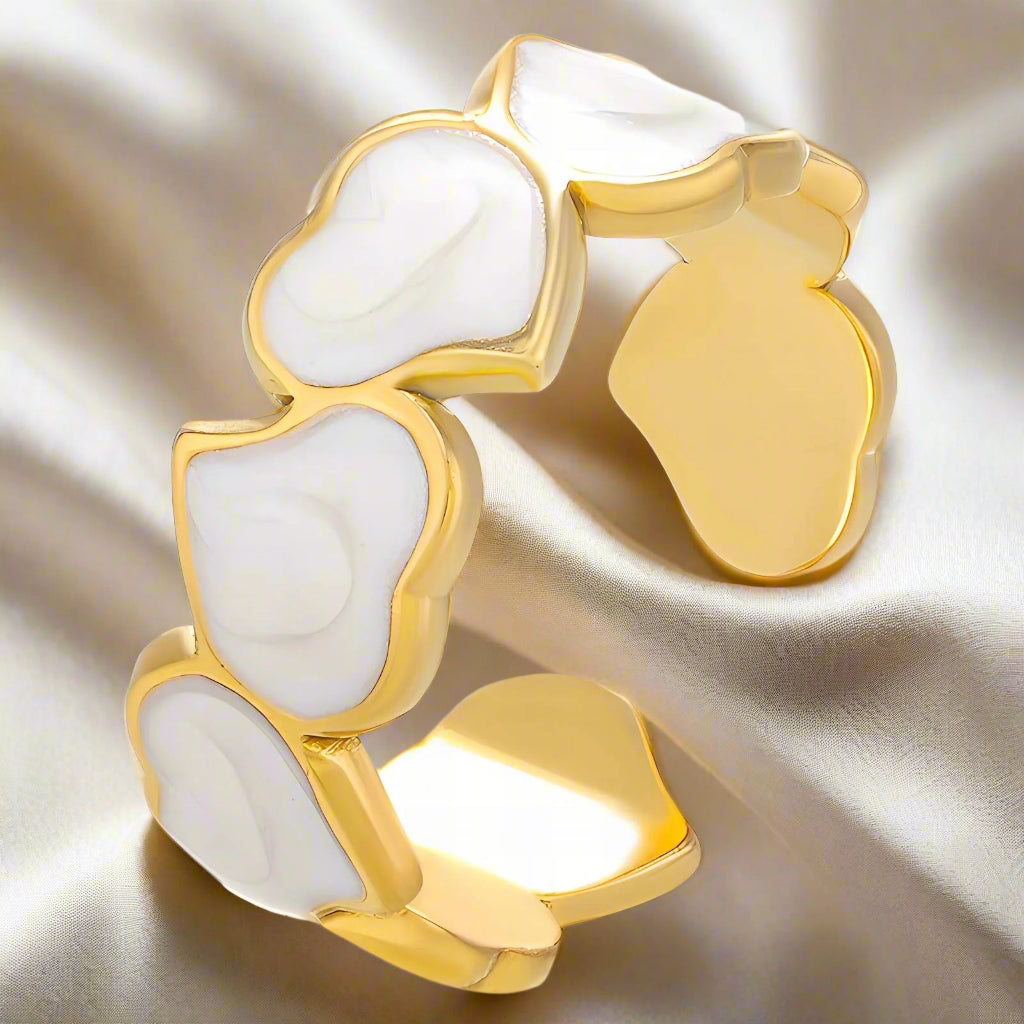 dvassa gold plated daily wear ring