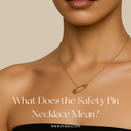 safety pin necklace