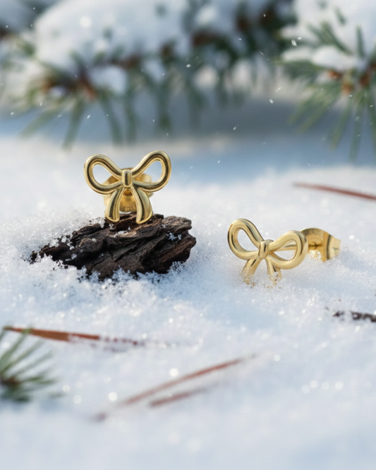 Dainty Bow Knot Studs
