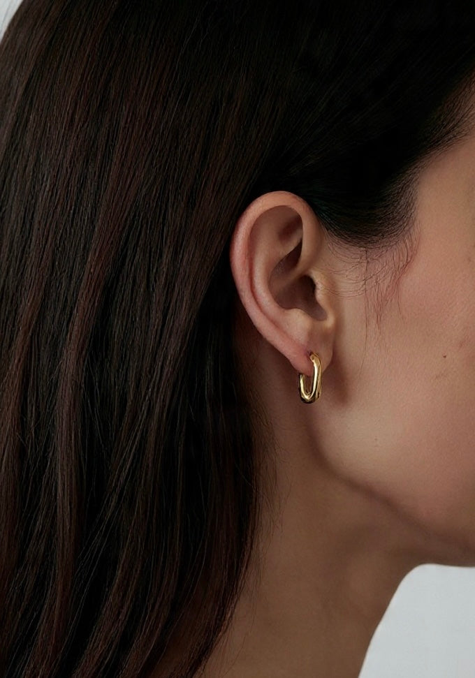 Gold Hoop Earrings - Dvassa