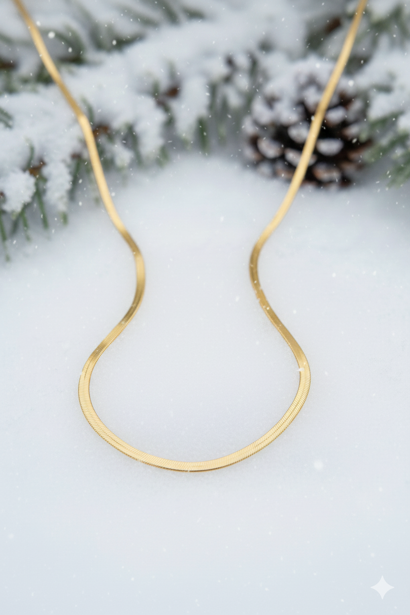 Titanium Steel Herringbone Snake Chain - Dvassa