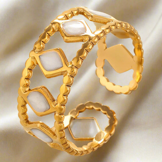 showerproof & stackable tennis ring