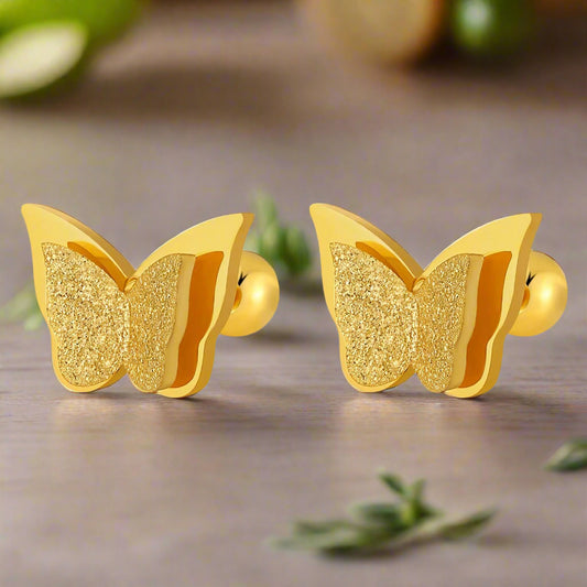 gold plated costume earrings by dvassa