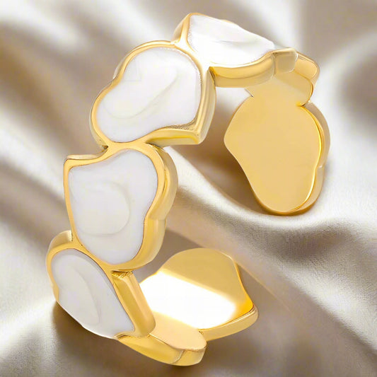 dvassa gold plated daily wear ring