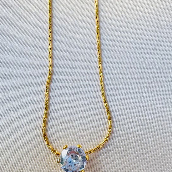 Sparkling Zirconia stone chain